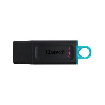 USB ključ, Kingston, DT Exodia, 64 GB, vmesnik 3.2, s pokrovčkom, črn
