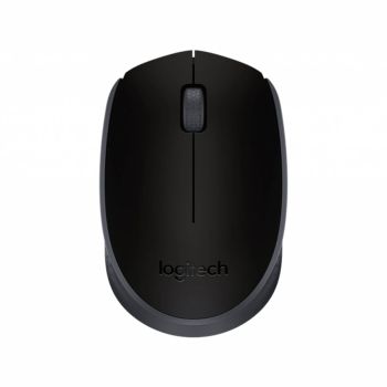 Miška, Logitech, M171, optična, brezžična, velikost S, siva