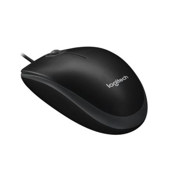 Miška, Logitech, B110, USB priklop, črna