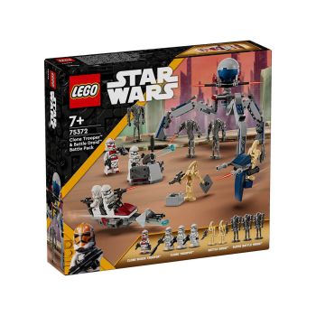 LEGO Star Wars 75372 Bojni paket Klonski bojevnik in Bojni droid