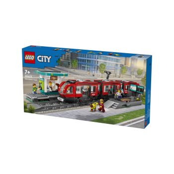 LEGO City 60423 Tramvaj s postajo