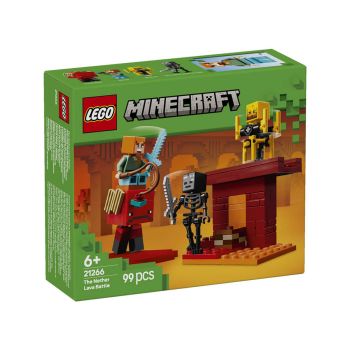 LEGO  Minecraft 21266 Bitka z lavo v Netherju