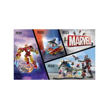 LEGO  Super Heroes 76314 Stotnik Amerika  Državljanska vojna, akcijska bitka