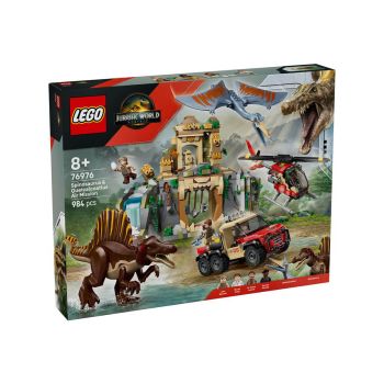 LEGO   Jurassic World 76976 Po zraku po spinozavra in quetzalcoatlusa