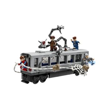 LEGO  Super Heroes 76321 Spider-Man proti Doc Ocku, prizor na podzemnem vlaku