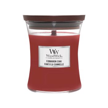 Sveča WoodWick Cinnnamo Chai, mini