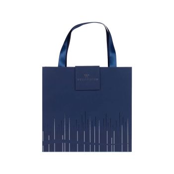 Pisalni set Oxford, vsebuje notesnik A5 in Wellington kemični svinčnik, v darilnem pakiranju, moder.