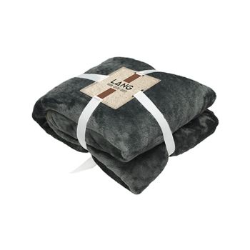 Odeja Delux soft, antaracit barve