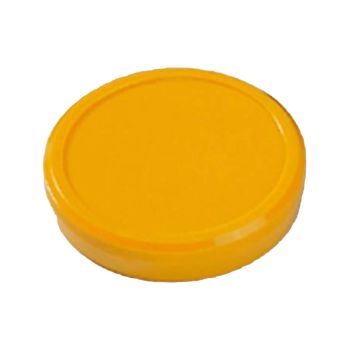 Magneti za tablo, premer 24 mm, 6 kos, rumeni